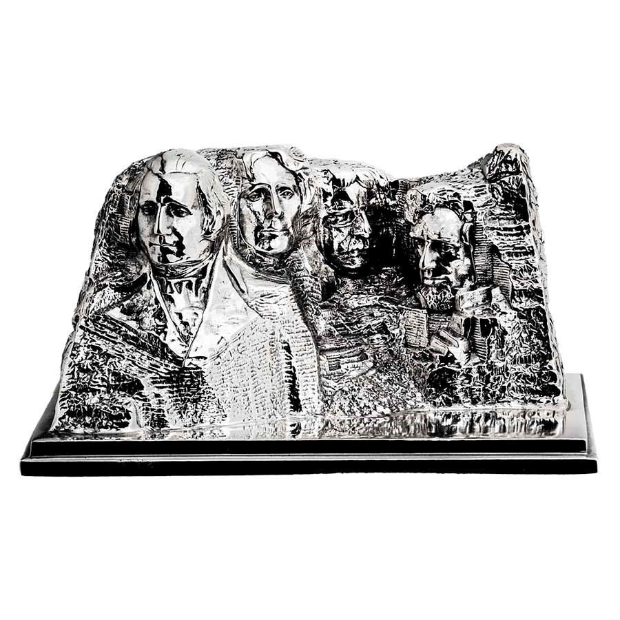 2026 Samoa 5 oz Silver Antique Mount Rushmore 3D Shaped Coin