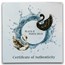 2026 Samoa 500 grams Silver Black & White Swan Special Shape Coin