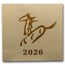 2026 Solomon Isl. 5 oz Gold Mother of Pearl Year of the Horse