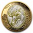 2026 Solomon Isl. 5 oz Gold Mother of Pearl Year of the Horse