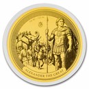 2026 Solomon Islands 1/100 oz Gold Alexander the Great
