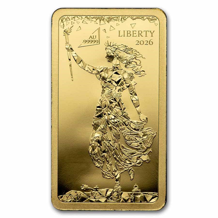 2026 Solomon Islands 1/100 oz Gold Bullion Collection II: Liberty