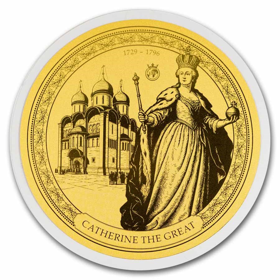 2026 Solomon Islands 1/100 oz Gold Catherine the Great