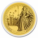 2026 Solomon Islands 1/100 oz Gold Elizabeth Tudor (Blister Pack)