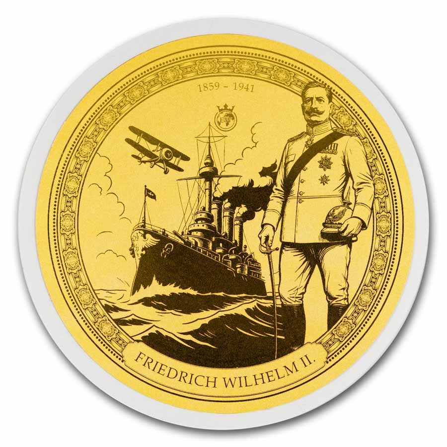 2026 Solomon Islands 1/100 oz Gold Friedrich Wilhelm II