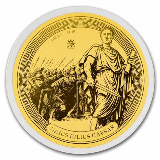 2026 Solomon Islands 1/100 oz Gold Gaius Julius Caesar