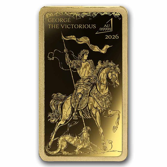 2026 Solomon Islands 1/100 oz Gold: George The Victorious