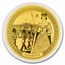 2026 Solomon Islands 1/100 oz Gold Queen Elizabeth (Blister Pack)