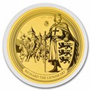 2026 Solomon Islands 1/100 oz Gold Richard the Lionheart