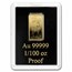 2026 Solomon Islands 1/100 oz Gold: Springbok (Coin Only)