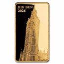 2026 Solomon Islands 1/200 oz Gold Big Ben Coin Bar