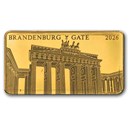 2026 Solomon Islands 1/200 oz Gold Brandenburg Gate Coin Bar