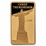 2026 Solomon Islands 1/200 oz Gold Christ the Redeemer Coin Bar