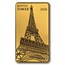 2026 Solomon Islands 1/200 oz Gold Eiffel Tower Coin Bar