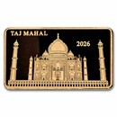 2026 Solomon Islands 1/200 oz Gold Taj Mahal Coin Bar