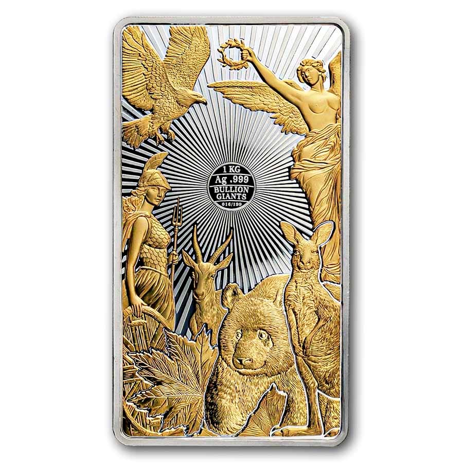 2026 Solomon Islands 1 kilo Famous Bullion Giants (w/ Box & COA)