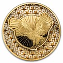 2026 Solomon Islands 2 oz Silver Gilded Filigree American Eagle