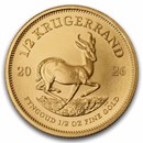2026 South Africa 1/2 oz Gold Krugerrand BU