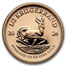 2026 South Africa 1/2 oz Proof Gold Krugerrand (w/ Box & COA)
