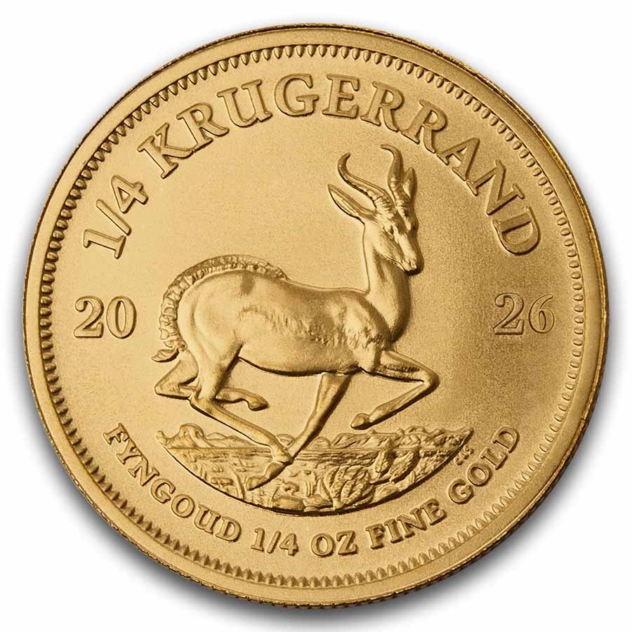 2026 South Africa 1/4 oz Gold Krugerrand BU