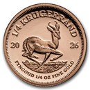 2026 South Africa 1/4 oz Proof Gold Krugerrand (w/ Box & COA)
