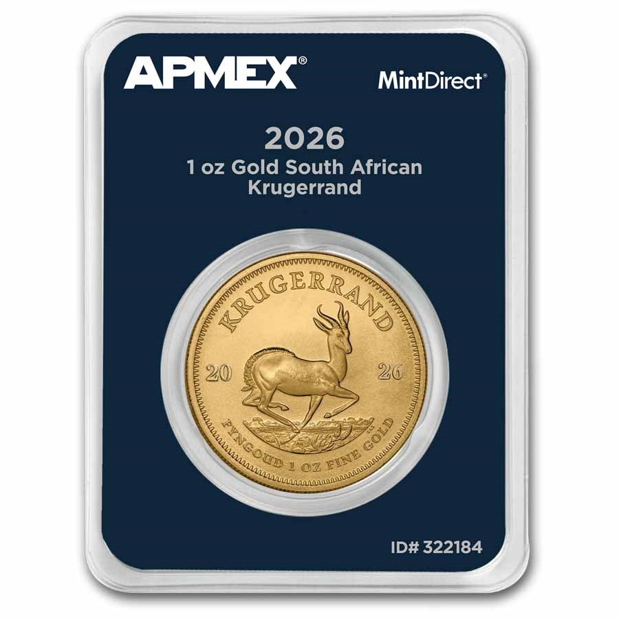 2026 South Africa 1 oz Gold Krugerrand (MintDirect® Single)