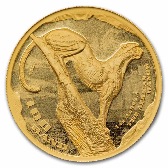 2026 South Africa 1 oz Gold The African Range: Cheetah Survey