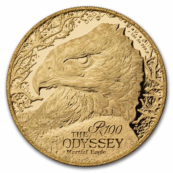 2026 South Africa 1 oz Gold The Odyssey Series: Martial Eagle