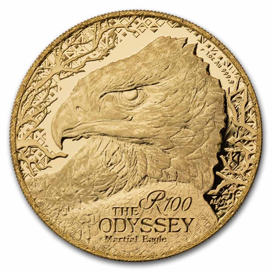 2026 South Africa 1 oz Gold The Odyssey Series: Martial Eagle