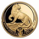 2026 South Africa 1 oz Proof Gold Big Five Leopard (w/ Box & COA)