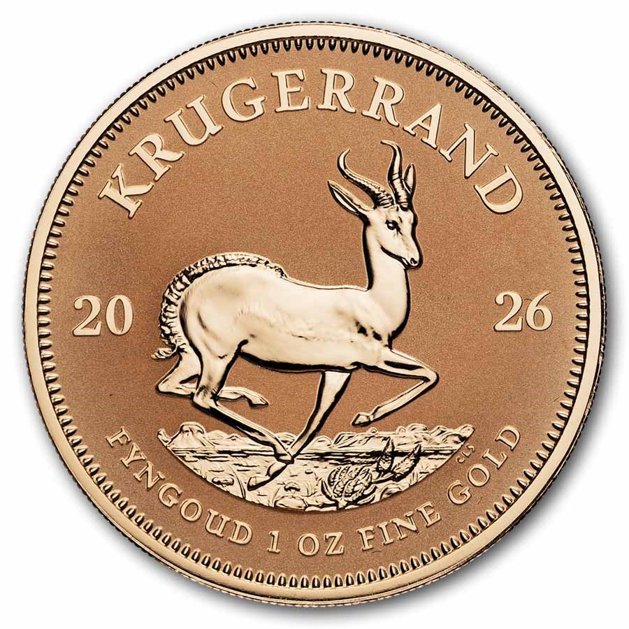 2026 South Africa 1 oz Reverse Proof Gold Krugerrand (Box & COA)