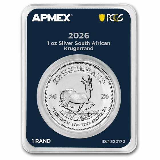 2026 South Africa 1 oz Silver Krugerrand (MD® Premier + PCGS FS)