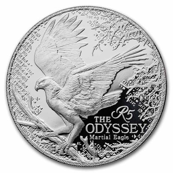 2026 South Africa 1 oz Silver The Odyssey Series: Martial Eagle