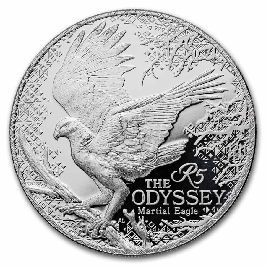 2026 South Africa 1 oz Silver The Odyssey Series: Martial Eagle