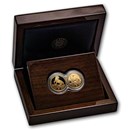 2026 South Africa 2-Coin Gold Big Five Leopard Proof Set
