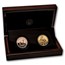 2026 South Africa 2-Coin Gold Krugerrand & Leopard Proof Set