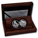 2026 South Africa 2-Coin Silver Big Five Leopard Proof Set