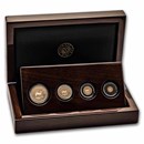 2026 South Africa 4-coin Gold Krugerrand Fractional Reverse Set
