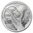 2026 South Africa 5 oz Silver The African Range: Cheetah Survey