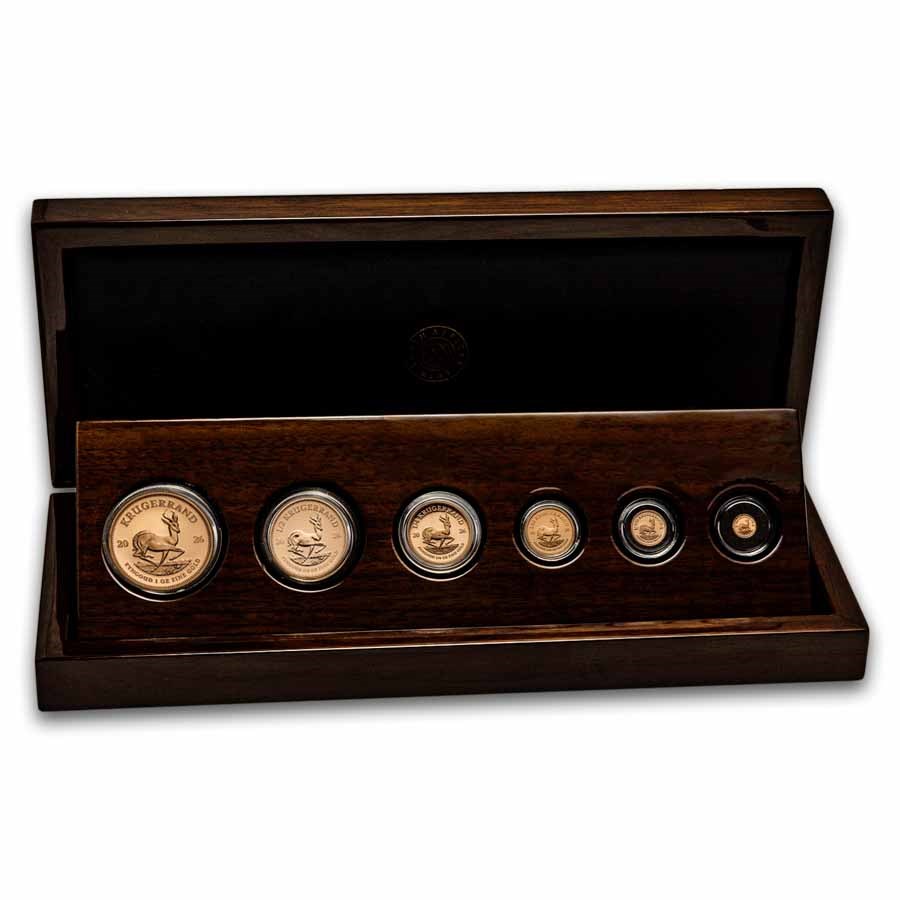 2026 South Africa 6-coin Gold Krugerrand Proof Set (w/ Box & COA)