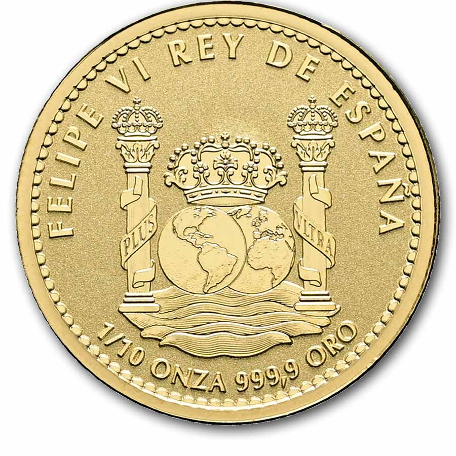 2026 Spain 1/10 oz Gold Reverse Proof Brown Bear Doubloon | eBay