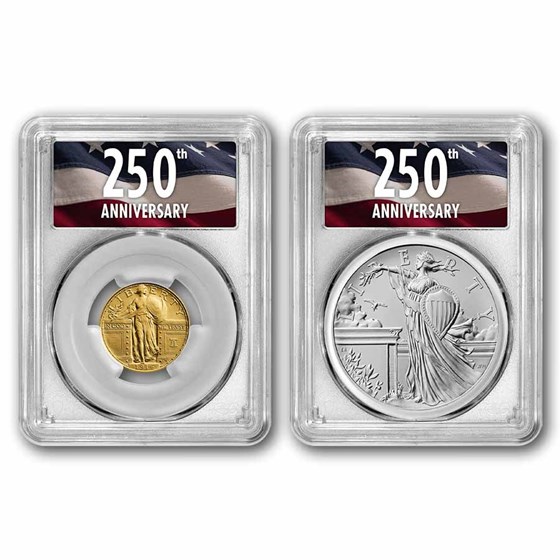 2026 Standing Liberty Coin & Medal Set SP-70 PCGS (AR, 250th)