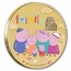 2026 TUV Peppa Pig Colorized Family Collector Coin (In Card, Box)