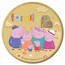 2026 TUV Peppa Pig Colorized Family Collector Coin (In Card, Box)