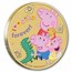 2026 TUV Peppa Pig Colorized Together Forever Collector Coin