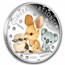 2026 Tuvalu 1/2 oz Silver Colorized Newborn Proof (Box)