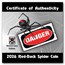 2026 Tuvalu 1 oz Silver Colorized Red-Back Spider Proof (Box)