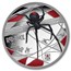 2026 Tuvalu 1 oz Silver Colorized Red-Back Spider Proof (Box)