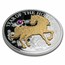 2026 Vanuatu 1 oz Silver Year of the Horse Gold Gilded w/ Pearl