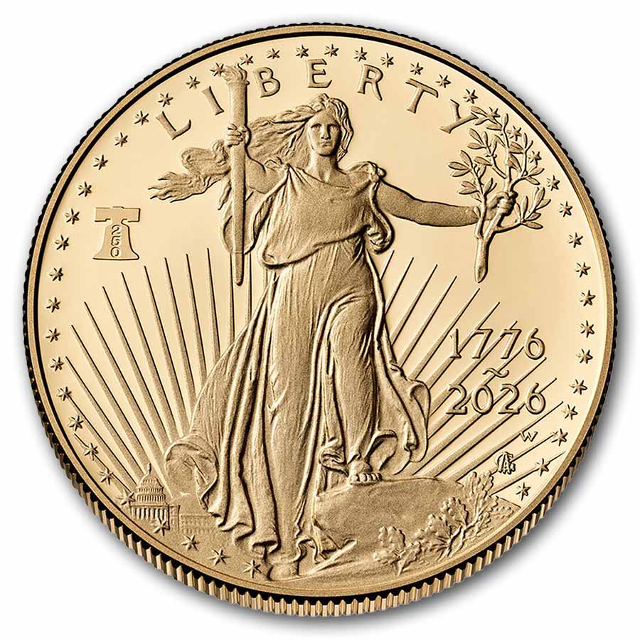 Buy 2026-W 1/10 oz Proof Gold Eagle Coin (Dual Date) | APMEX